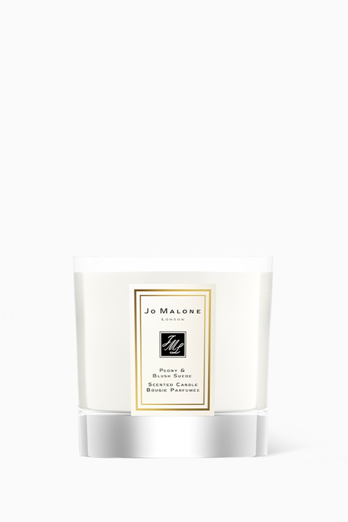 

Peony & Blush Suede Mini Candle, Multicolour