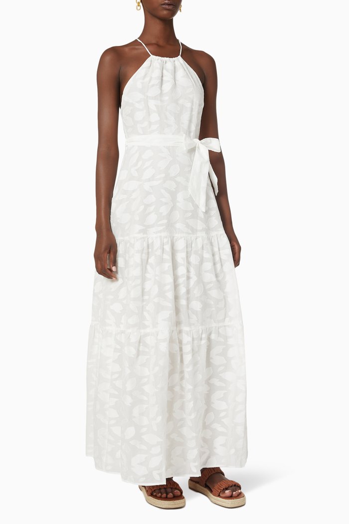 

Giselle Halter Maxi Dress, White
