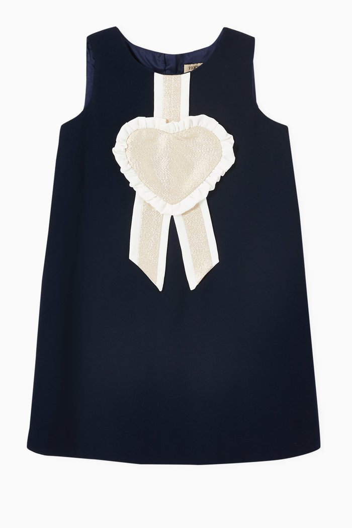 

Shift Dress in Viscose, Blue