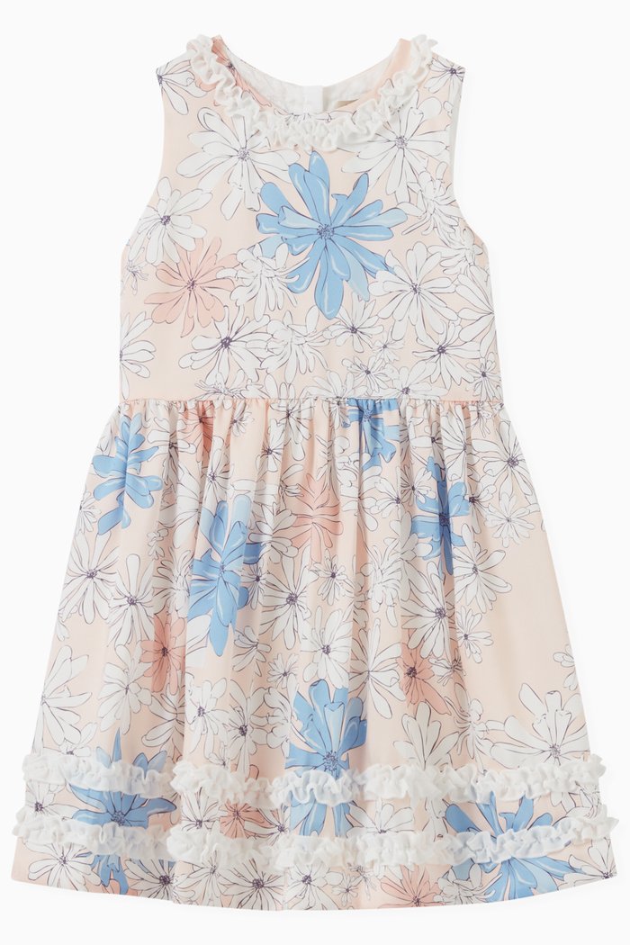 

Magnolia Print Bodice Dress, Pink