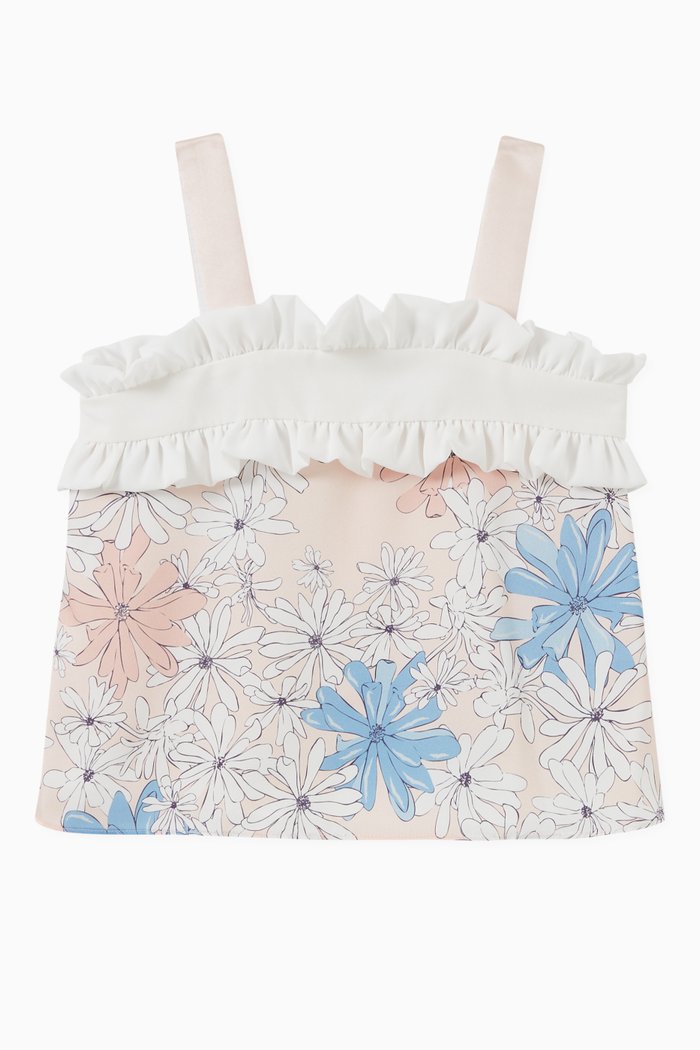 

Magnolia Print Suntop, Pink