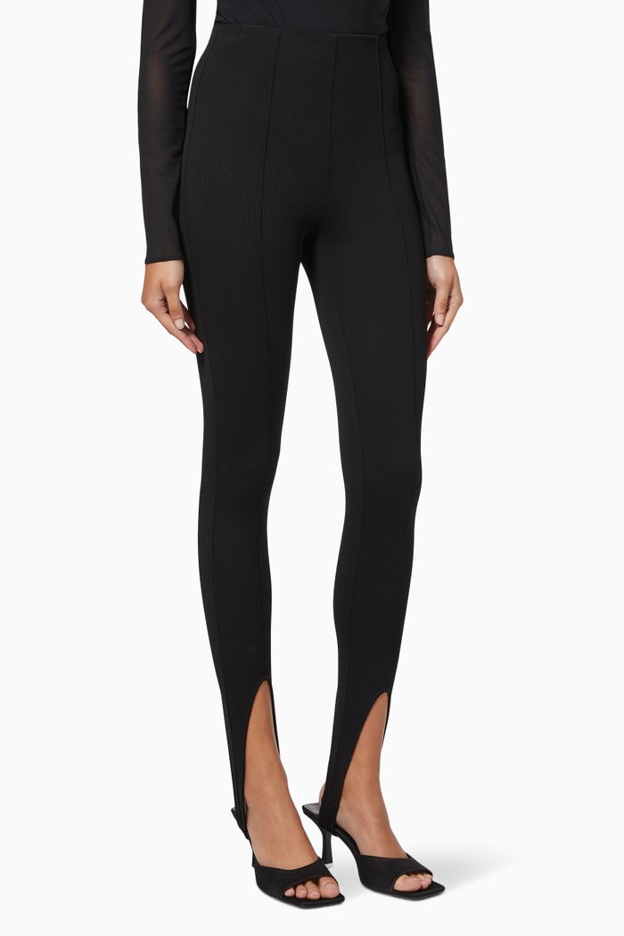 

Covelo High Waist Leggings in Spandex, Black