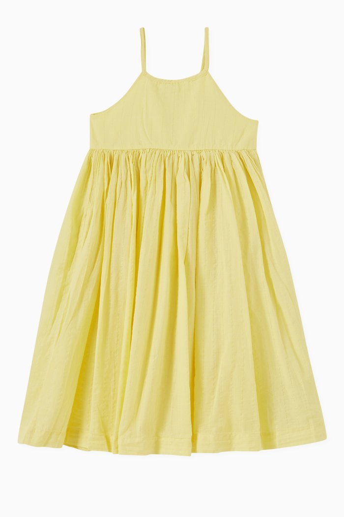 

Chrissie Dress in Cotton, Yellow