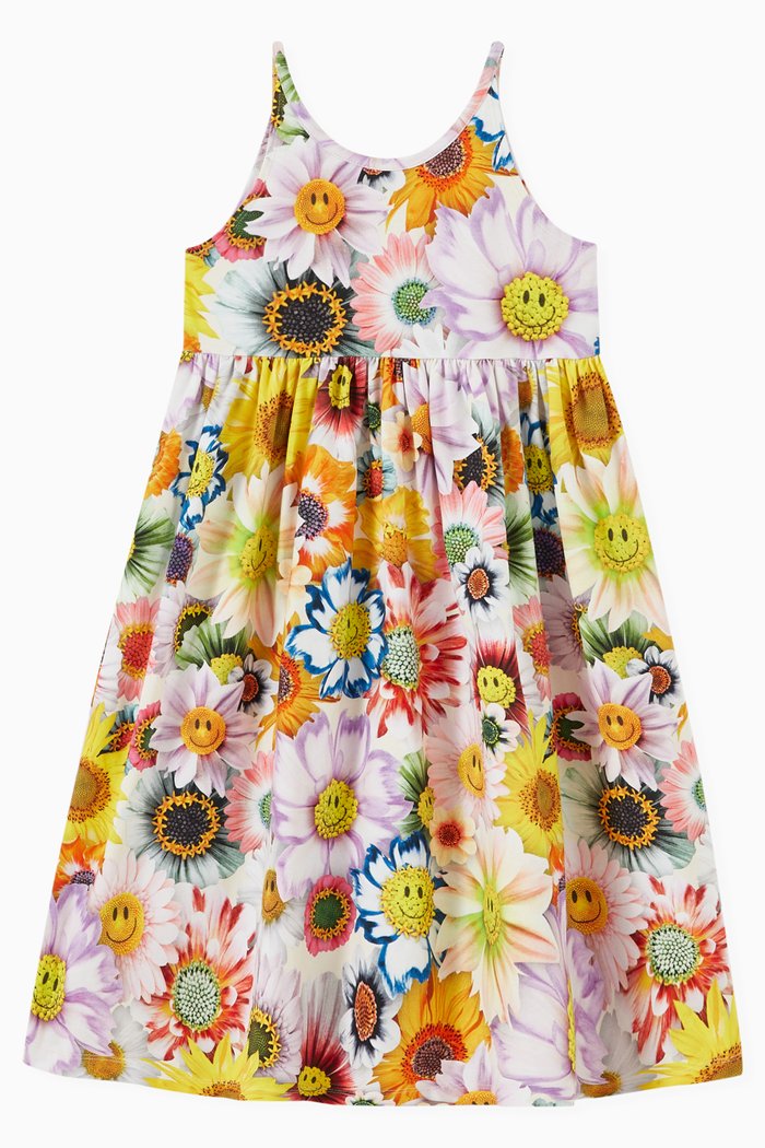 

Chrissie Sun Dress in Organic Cotton, Multicolour