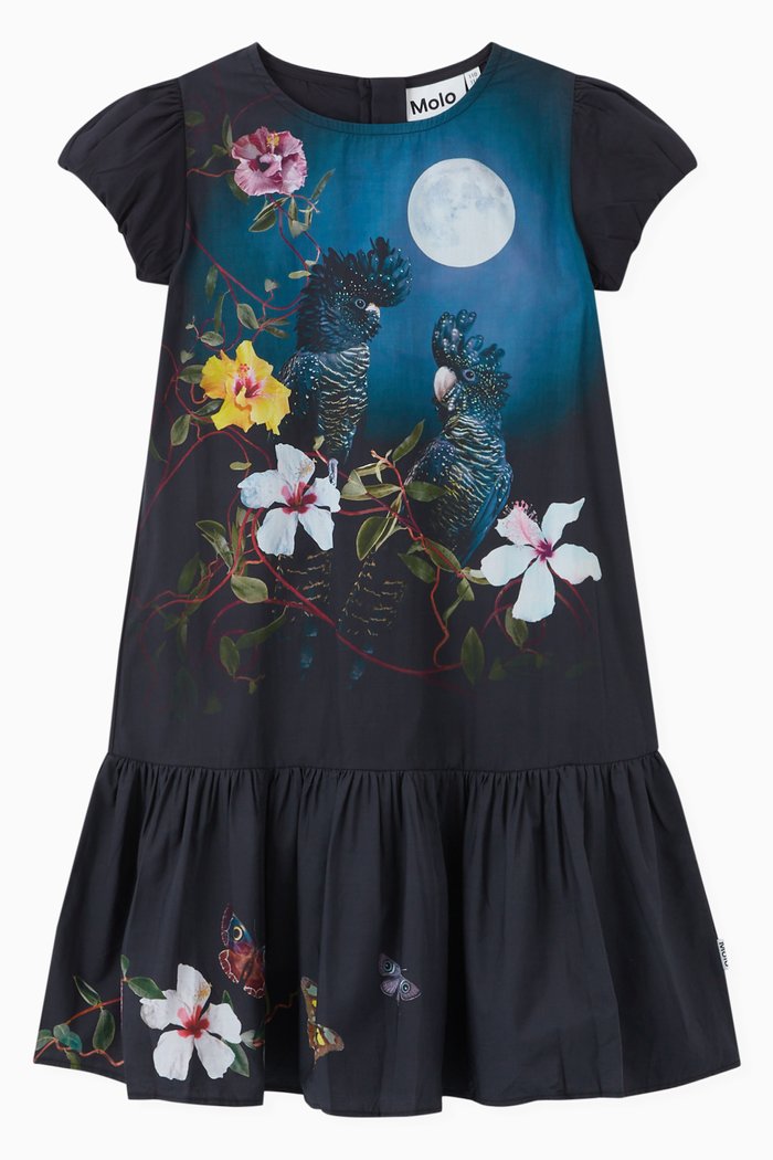 

Cerys Dress in Jersey, Blue