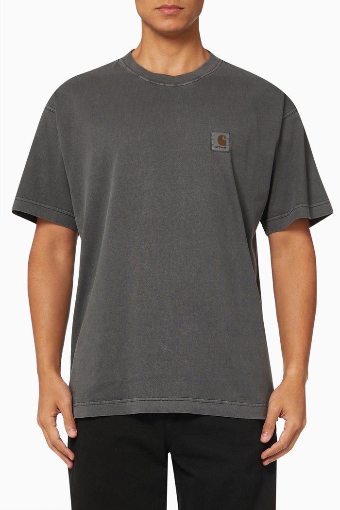 

Nelson T-shirt in Cotton, Black