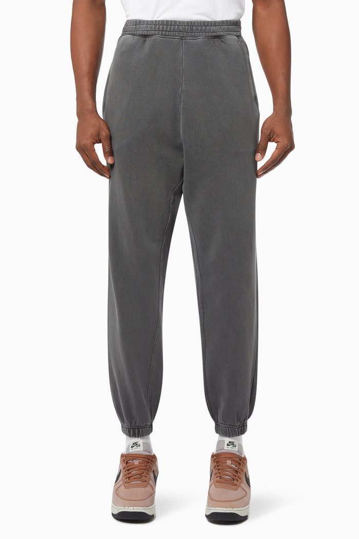 Nelson Jogging Pants in Cotton, Black
