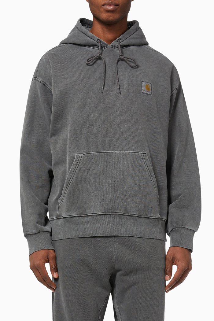 

Nelson Hoodie in Cotton, Black