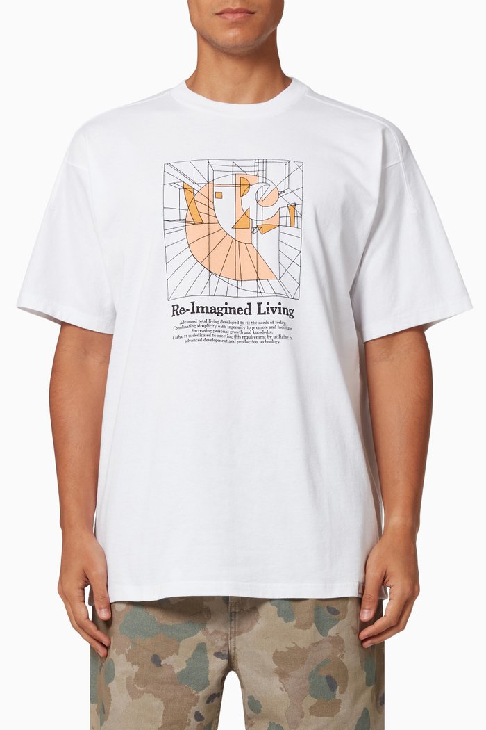 Living T-shirt in Cotton Jersey, White