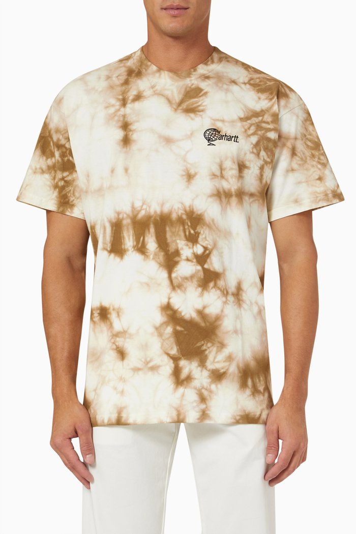 

Global T-shirt in Organic Cotton, Brown