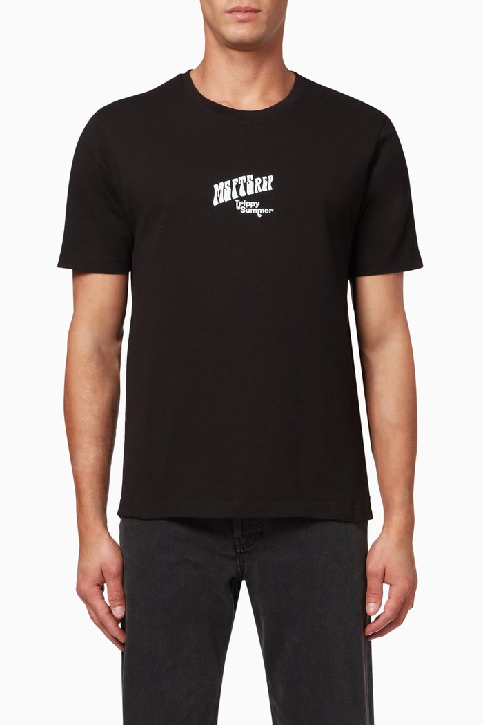 

T-shirt in Cotton Jersey, Black