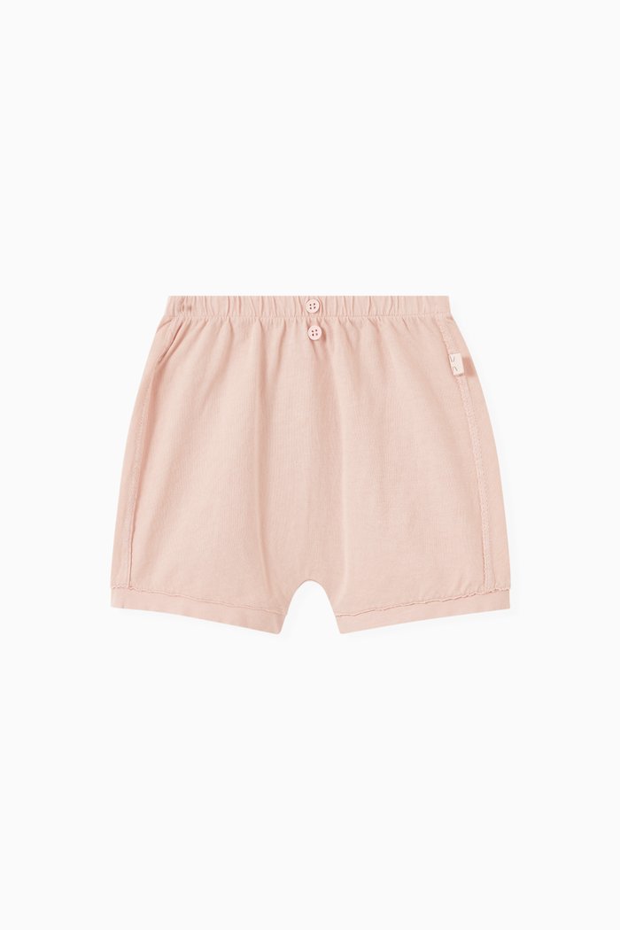 

Drawstring Trousers in Cotton, Pink