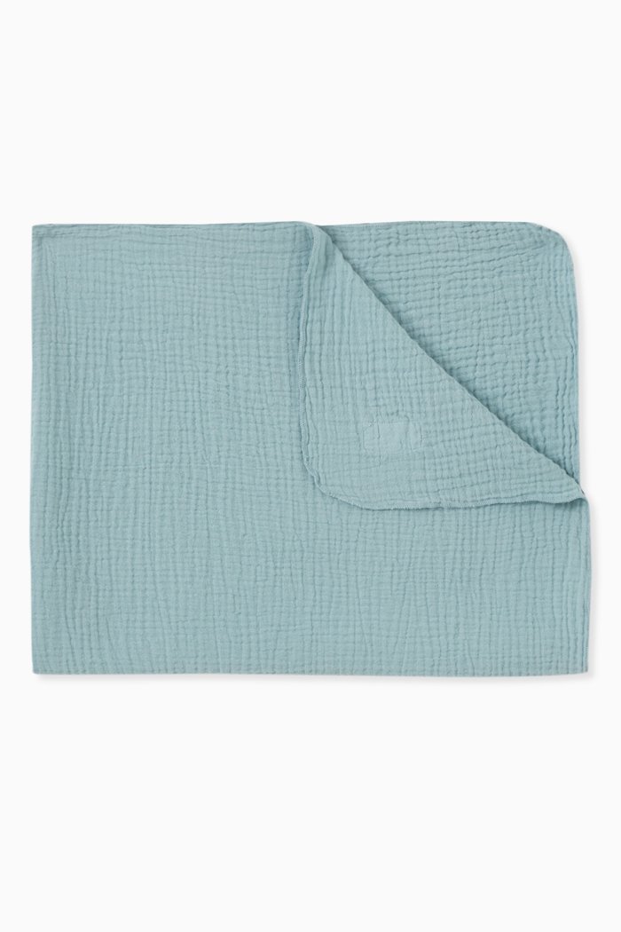 

Blanket in Cotton, Blue
