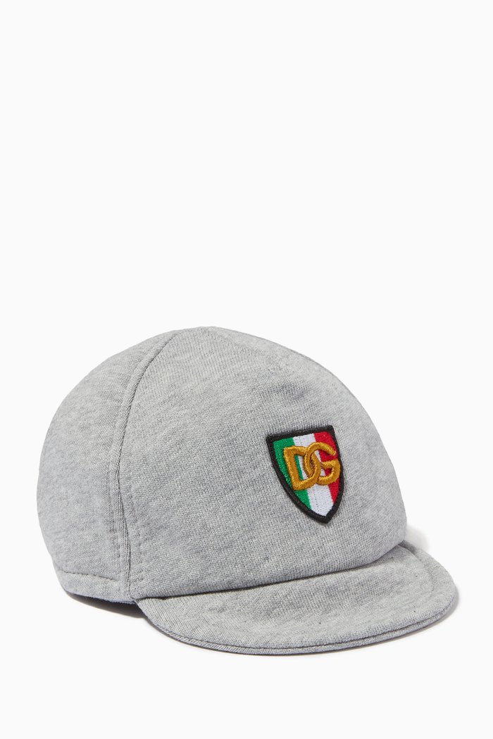 

Logo Patch Baseball Cap, Grey