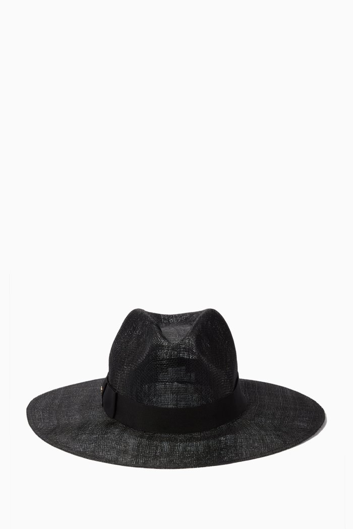 

Gabriella Hat in Abaca, Black