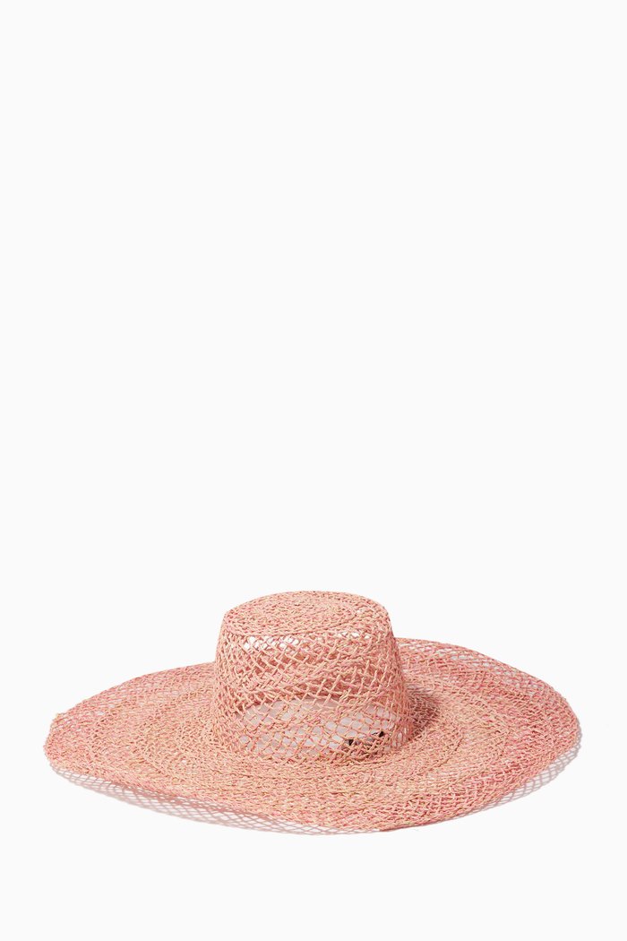 

Fulvia Hat in Straw, Pink