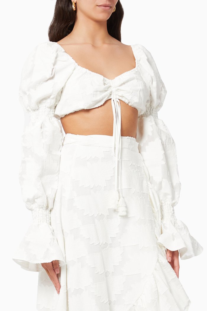 

Ivy Blouse in Cotton, White