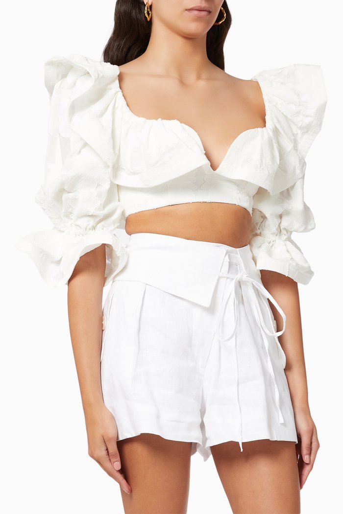 

Karya Blouse in Cotton, White