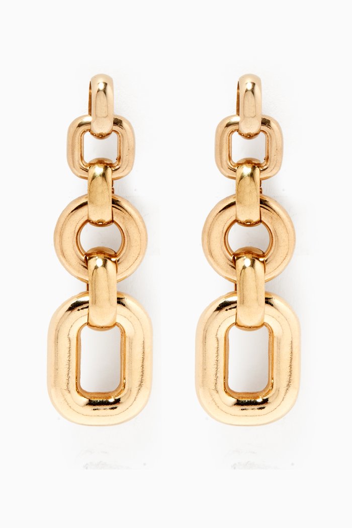 

Bianca Earrings in Raw Brass, Gold