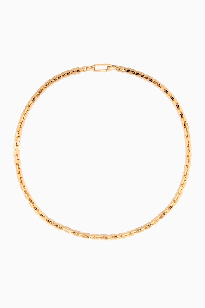 

Greca Necklace in 14kt Gold Plating