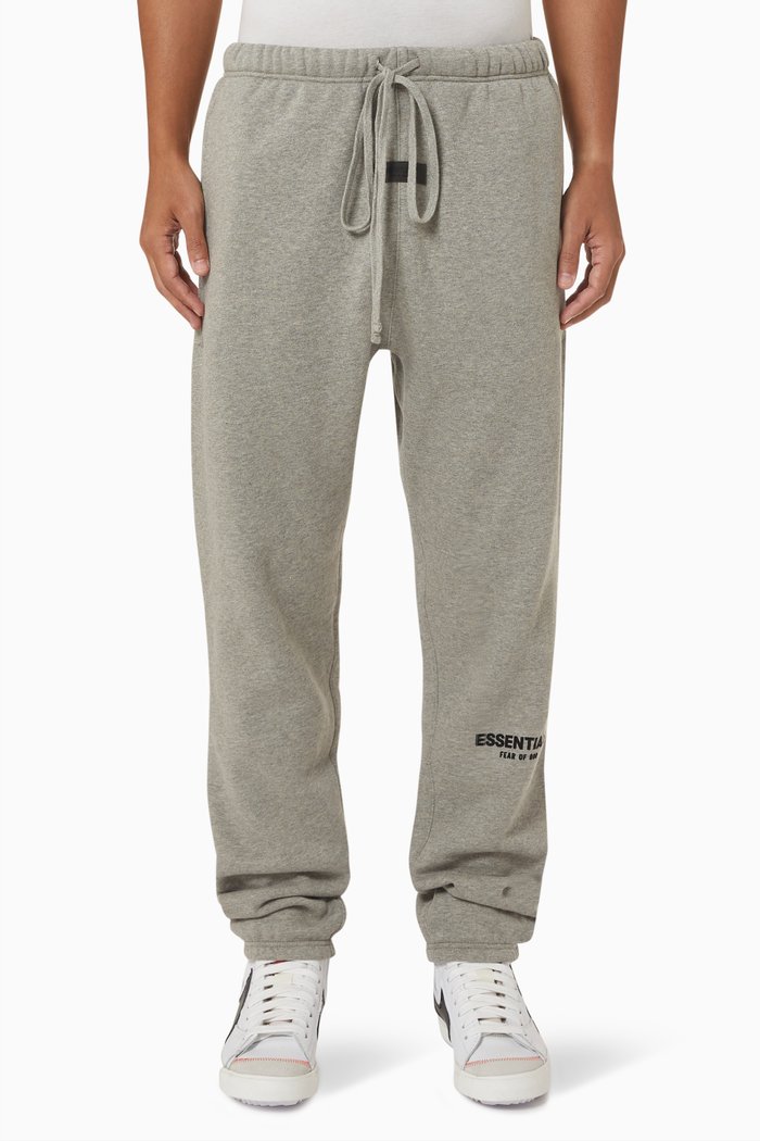 

Essentials Sweatpants in Cotton Blend, Grey
