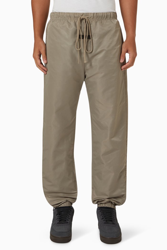 

Track Pants in Taslan Nylon, Grey