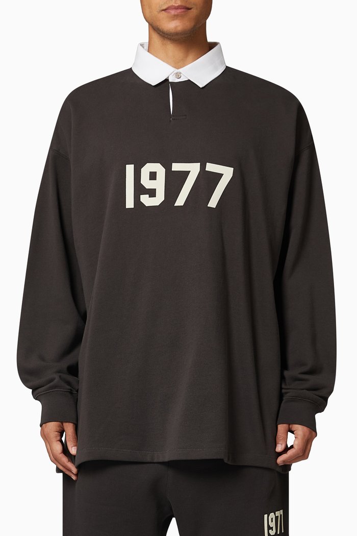 

Rugby Polo in Terry, Grey