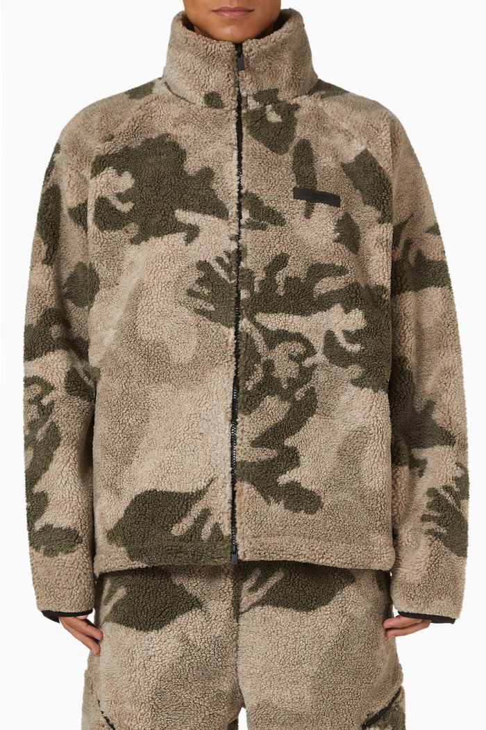 

Zip Jacket in Polar Fleece, Neutral