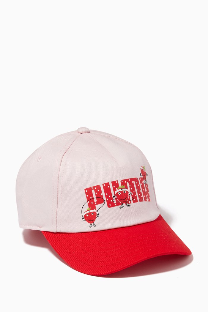 

Fruits Baseball Cap in Organic Cotton, Pink