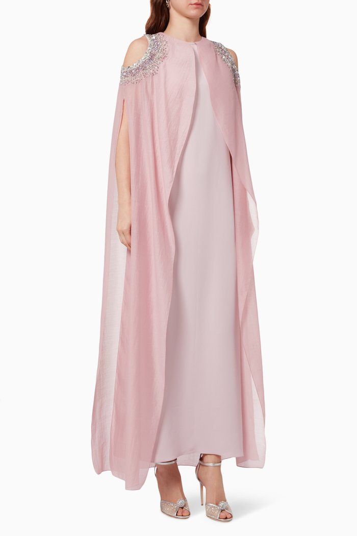 

Cold Shoulder Kaftan, Purple