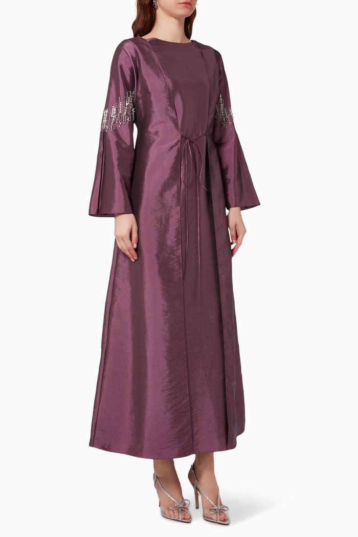 

Embellished Kaftan, Purple