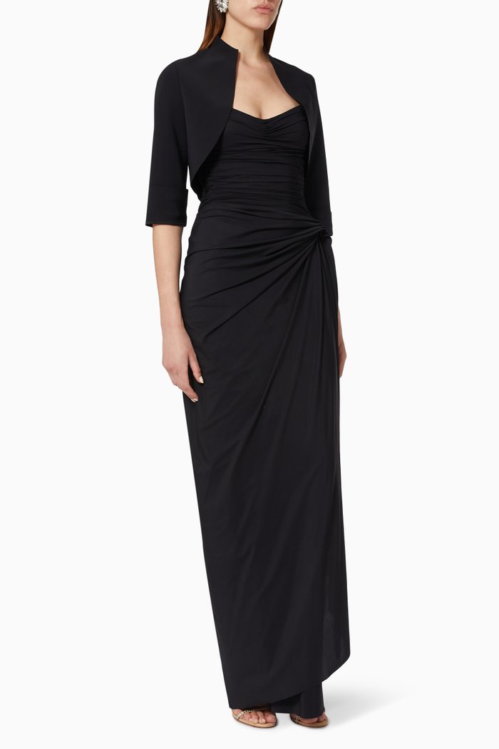 

Yunka Gown with Bolero, Black