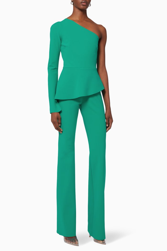 

Stella Maris Jumpsuit in Crepe, Green