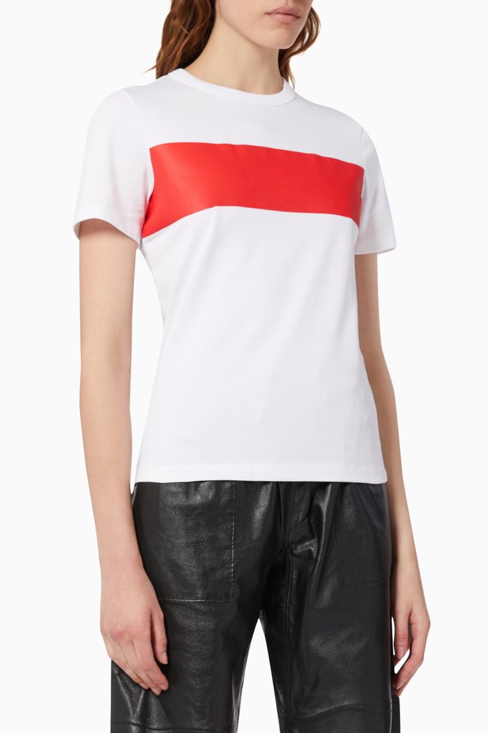 

Lifeguard Logo T-Shirt in Cotton Jersey, White