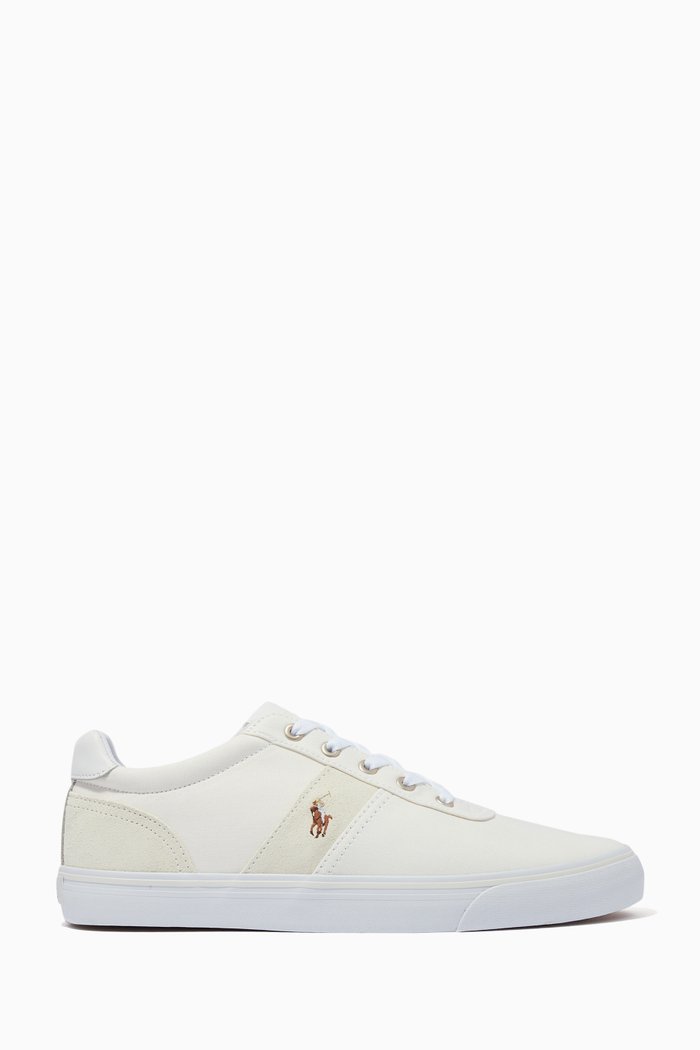 

Low-Top Sneakers in Canvas, White