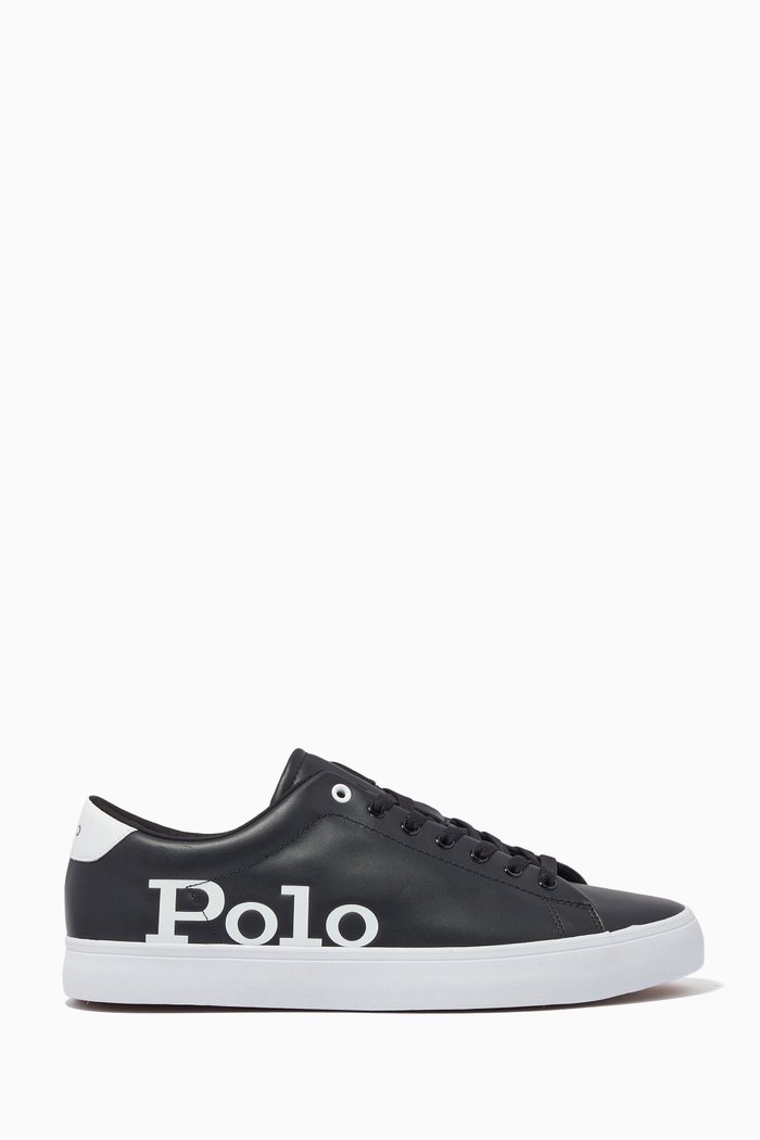 Longwood Sneakers in Leather, Black