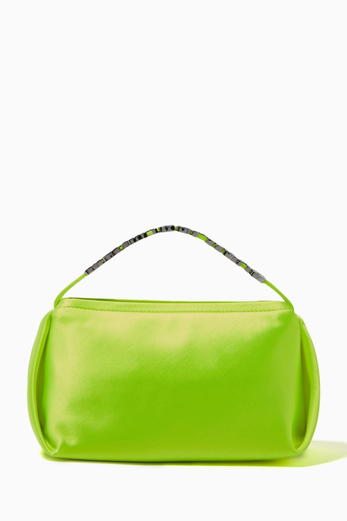 

Marquess Micro Bag in Satin, Yellow