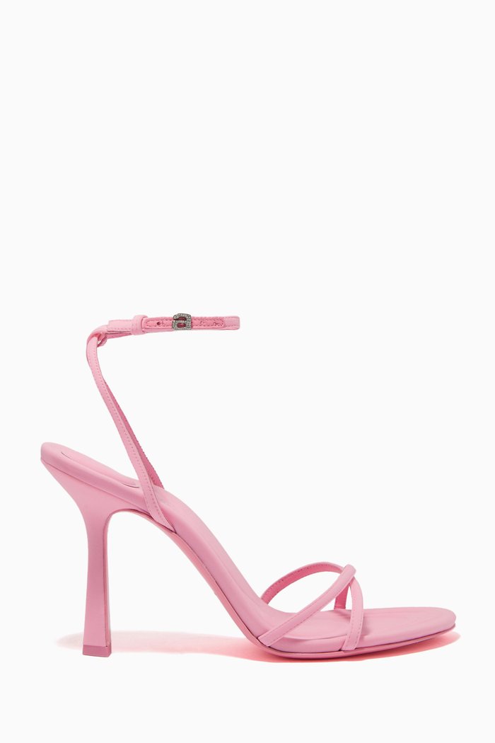 

Dahlia Sandals in Leather, Pink