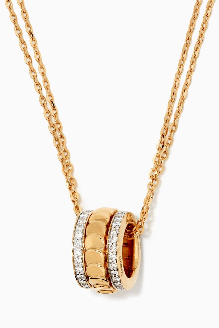 

Revolve Diamond Pendant Chain in 18kt Yellow Gold, Multicolour