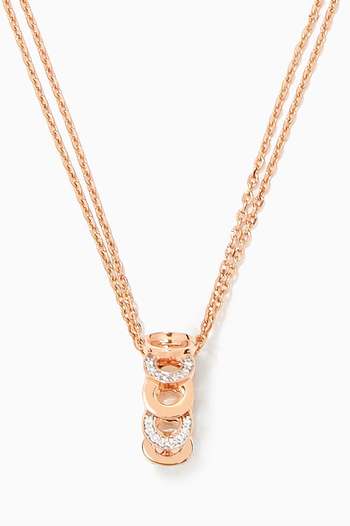 

Revolve Diamond Pendant Chain in 18kt Rose Gold