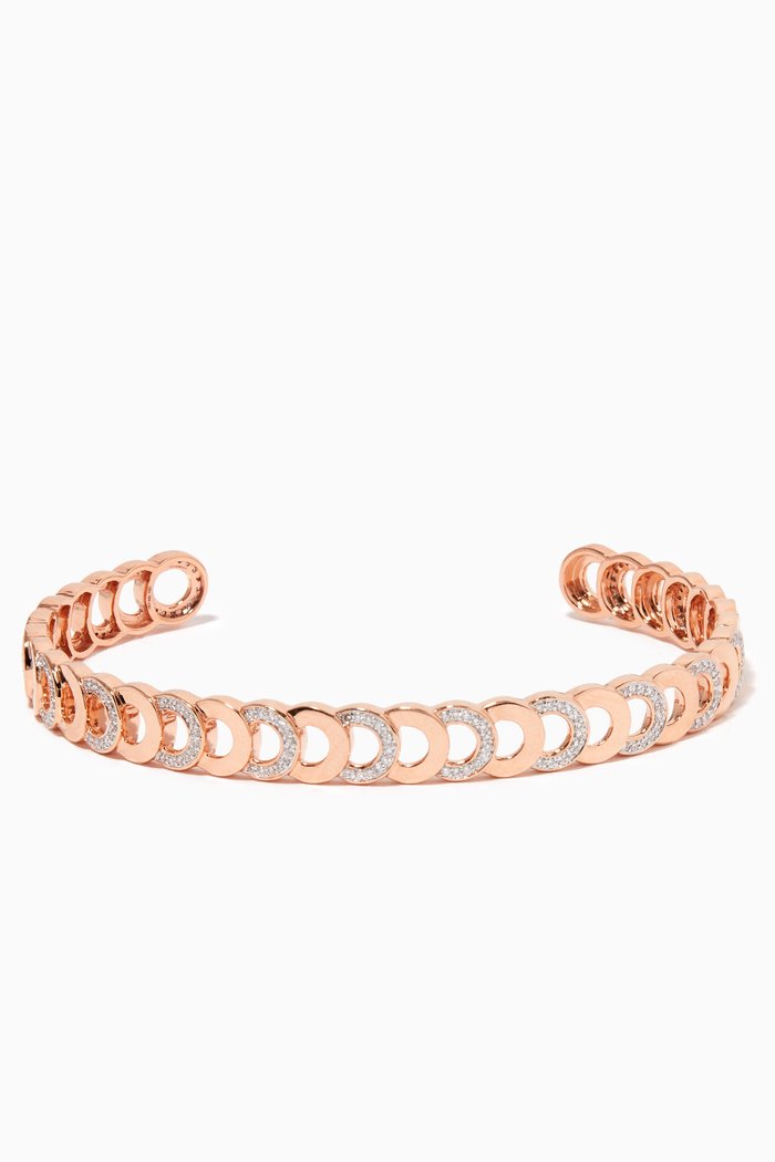 

Revolve Diamond Bangle in 18kt Rose Gold
