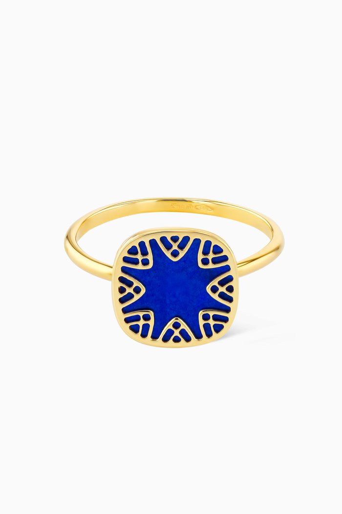 

Amelia Espańa Ring in 18kt Yellow Gold & Mother of Pearl