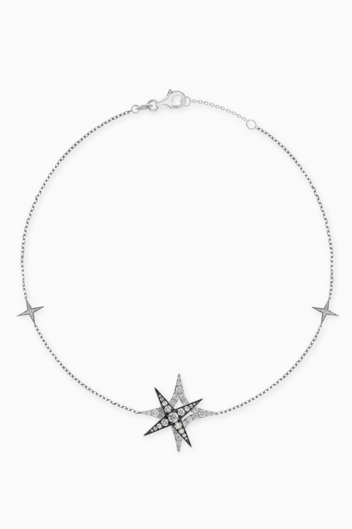 

Star Diamond Bracelet in 18kt White Gold