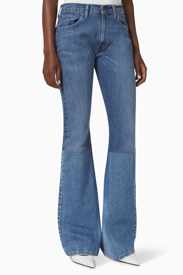 

Flared Leg Jeans, Blue