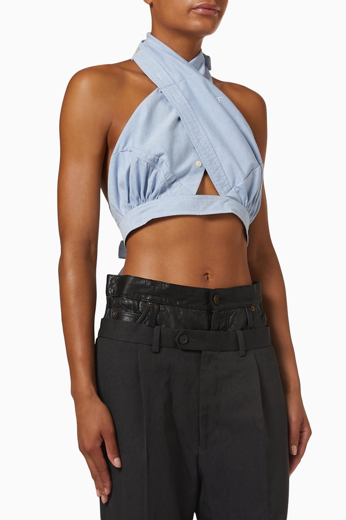 

Twisted Halter Top, Multicolour