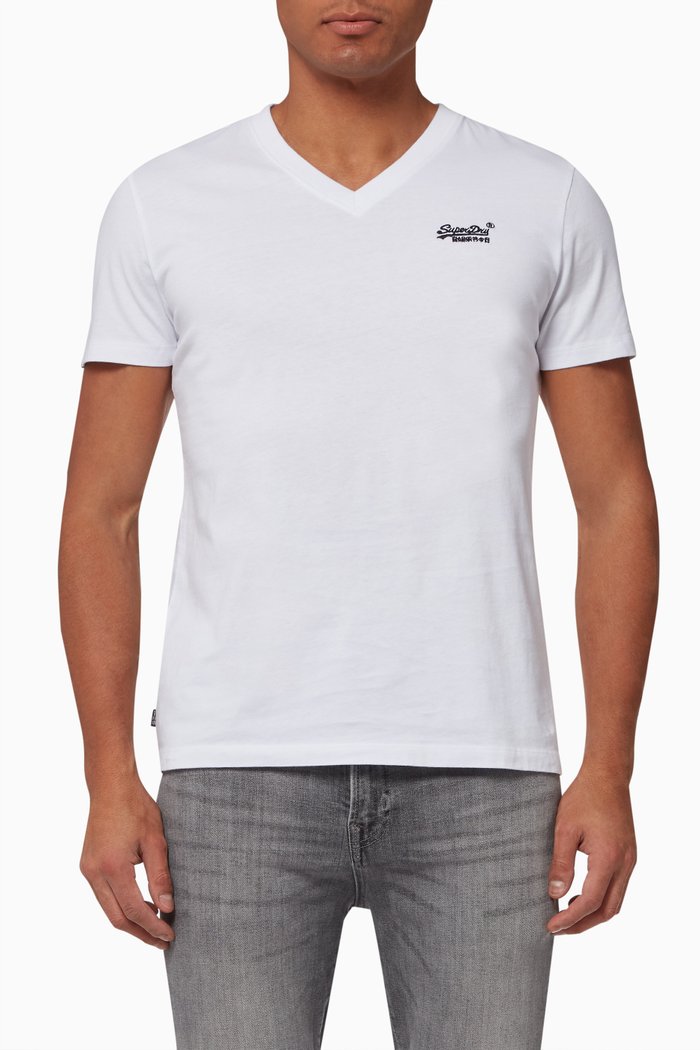 

Vintage Logo T-shirt in Cotton Jersey, White