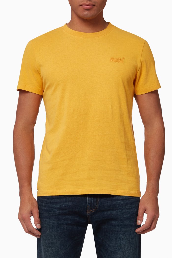 

Vintage Logo T-shirt in Cotton Jersey, Yellow