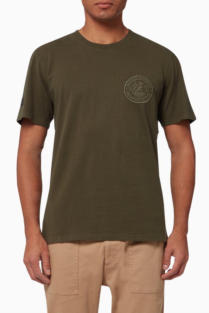 

Expedition T-shirt in Cotton Jersey, Green