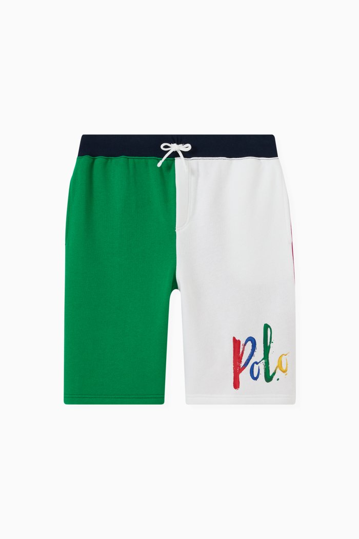 

Colour-blocked Shorts in Cotton Jersey, Multicolour