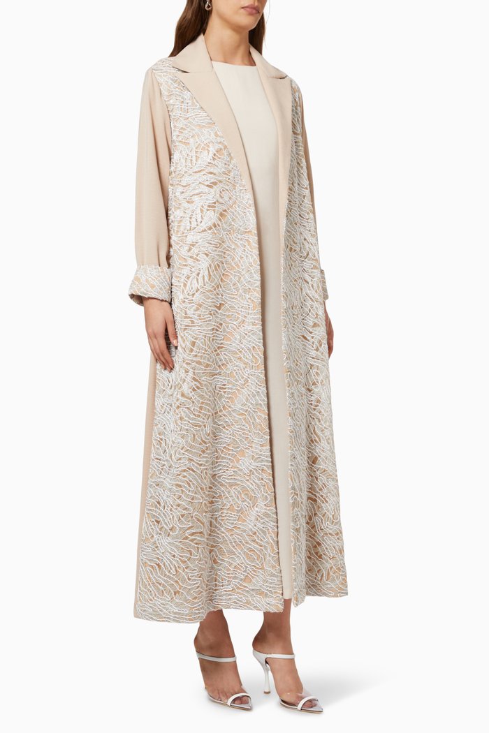 

Oud Abaya Set, White